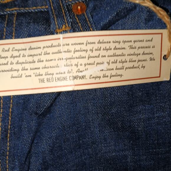 Red Engine Vintage Y2K  Blue Denim Bootcut Jeans NWT  27 - Picture 15 of 16